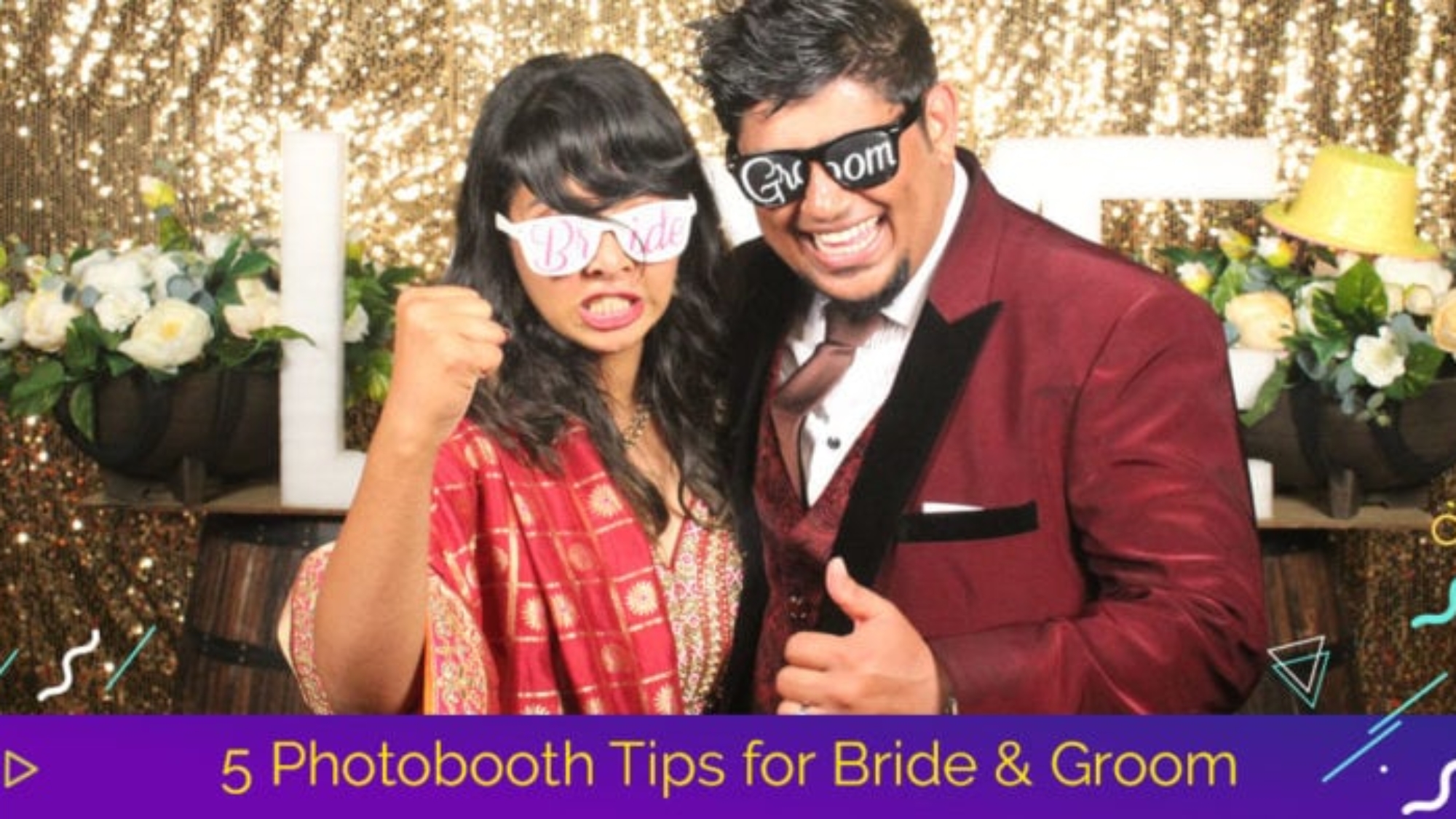 5 photobooth tips for bride & groom